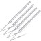 4Pcs Modeling Clay Sculpting Tools - Pottery Sculpting Tools Modeling Clay Texture Art Tools Stainless Steel Wax Carving Tools - Modeling Clay Artist Pottery Clay for Sculpting Kit Needle Tool Set